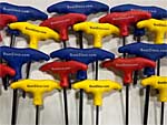 T-Handle Hex Wrenches for X/R/C Anodes - 3 Piece Set; Color Coded